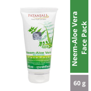 Patanjali Aloevera Neem Cucumber Face Pack 60 g Patanjali Aloevera Neem Cucumber Face Pack 60 g