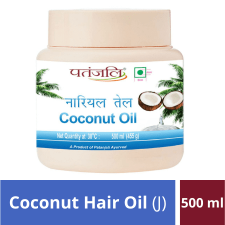 Home 70 Patanjali Coconut Hair Oil 500 Ml (J)