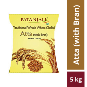 Patanjali Traditional Whole Wheat Chakki Atta 5 Kg