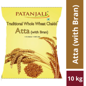 Patanjali Traditional Whole Wheat Chakki Atta 10 Kg