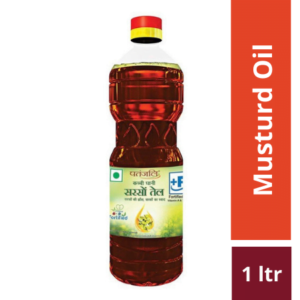 Patanjali Kachi Ghani Mustard Oil 1 Ltr