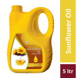 Patanjali Sunflower Oil 5 Ltr