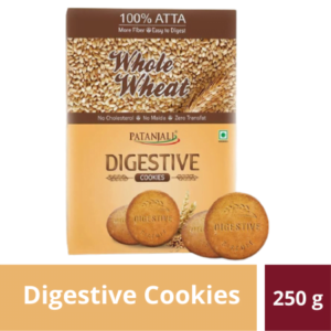 Patanjali Digestive Whole Wheat Biscuits 250 g Patanjali Digestive Whole Wheat Biscuits 250 g