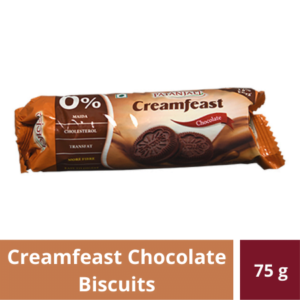 Patanjali Creamfeast Chocolate Biscuit 75 g