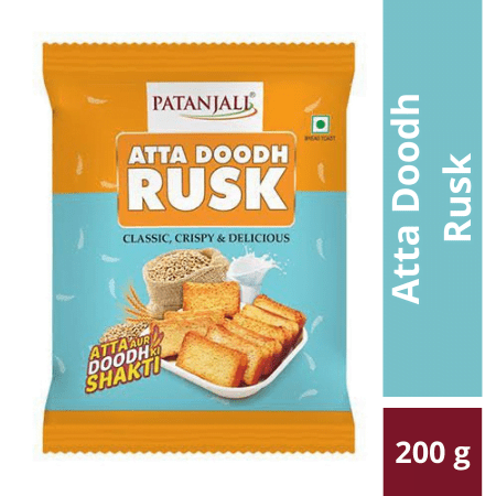 Home 34 Patanjali Atta Doodh Rusk 200 g