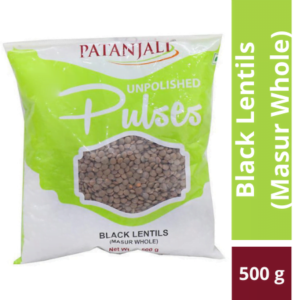 Patanjali Unpolished Black Masur 500 g