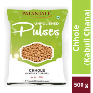 Patanjali Unpolished Chhole (Kabuli Chana) 500 g