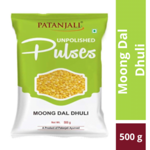 Patanjali Unpolished Moong Dal Dhuli 500 g
