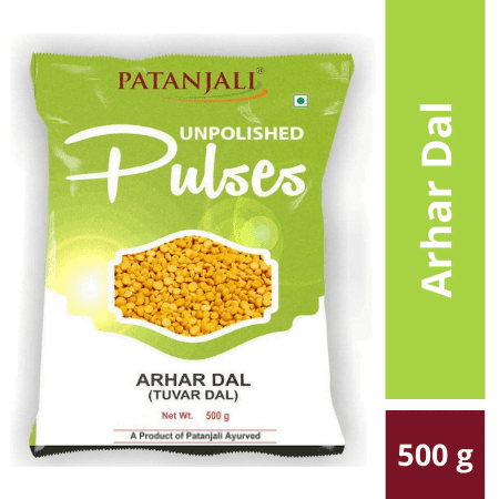 Home 79 Patanjali Unpolished Arhar Dal (Tuvar Dal) 500 g