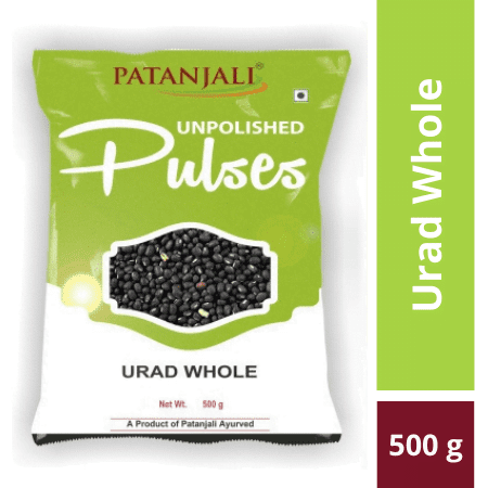 Home 76 Patanjali Unpolished Urad Whole 500 g