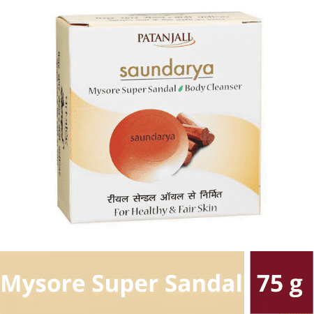 Home 83 Patanjali Saundarya Mysore Super Sandal Body Cleanser 75 g