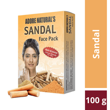 Home 92 Adore Natural’s Sandal Face Pack 100 g