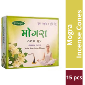 Geetanjali Dhoop – Mogra (15 Incense Cones)