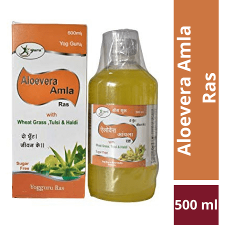 Home 23 Yog Guru Aloevera Amla Juice 500 Ml