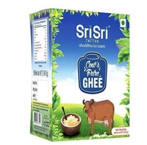 Sri Sri Tattva – Pure Cow Ghee for Better Digestion and Immunity – 500ml (Pack of 1)